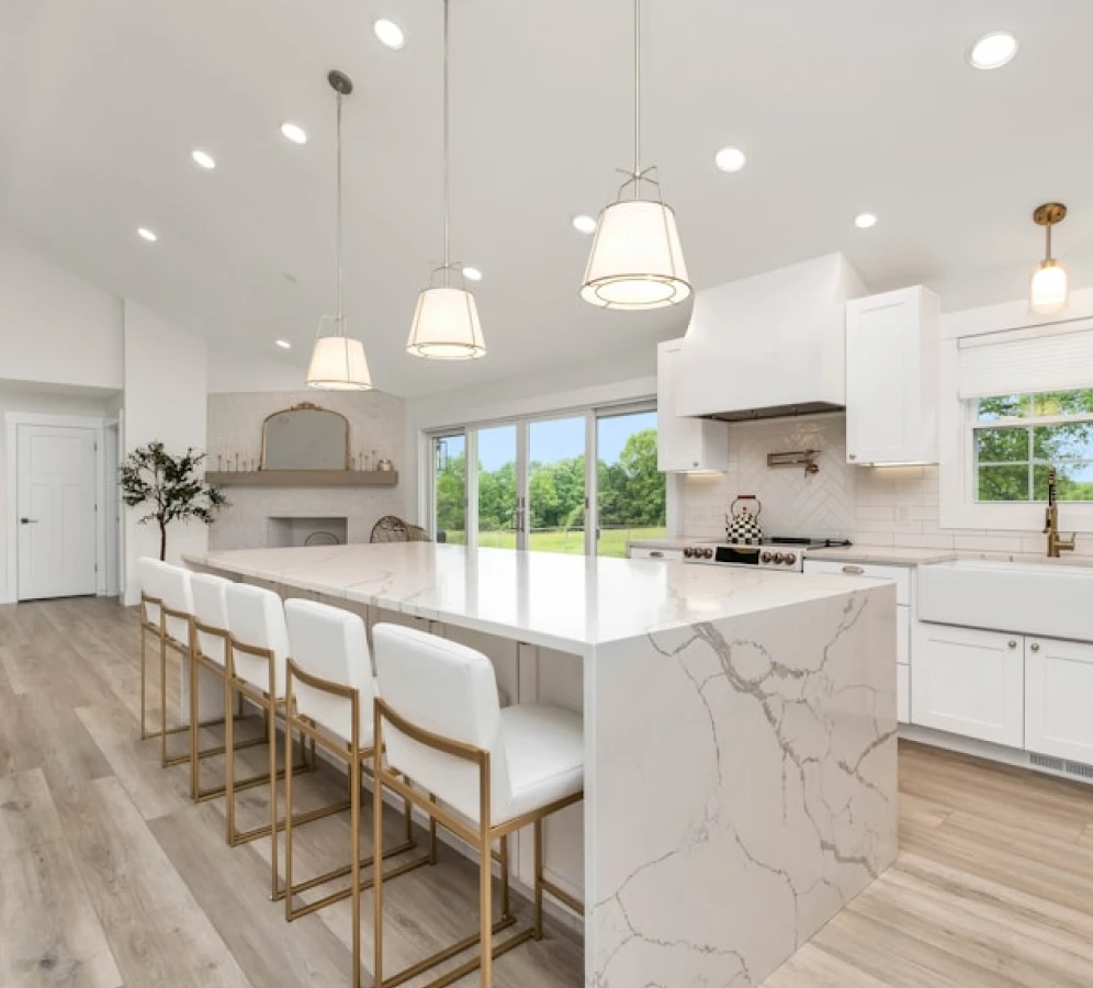Home remodeling project example